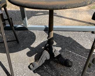 Cast iron base table