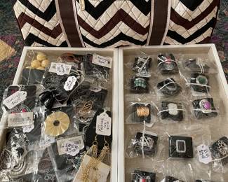 Costume jewelry & Vera Bradley bag