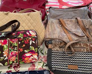 Handbags by Dooney Bourke, Vera Bradley, Hobo