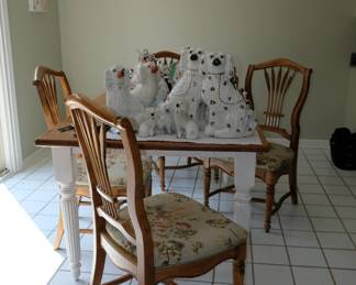 Another view of Drexel Heritage Fruitwood 'Wheat' Back Dining Chairs