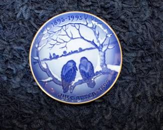 B&G Bing & Grondahl Centennial Collection hand-painted "The Crows" plate 