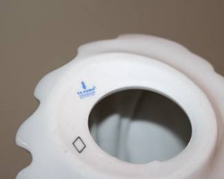 Base of Lladró  #5719 angel blue tree topper figurine