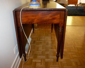 Another view of drop leaf table