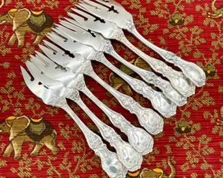 Another view from the set of Reed & Barton Mirrorstele Francis I pattern sterling silver handle flatware