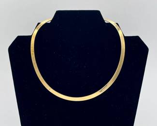 14k gold necklace, made in Italy