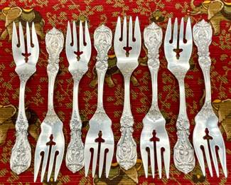 More from the set of Reed & Barton Mirrorstele Francis I pattern sterling silver handle flatware