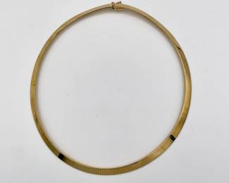 14k gold necklace, made in Italy