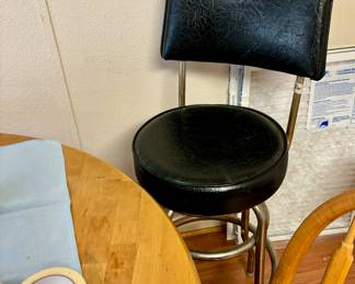 Vintage Black Stool
