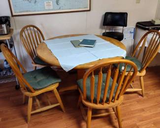 Dining Room Table & Chairs $100
Vintage Black Bar Stool $25