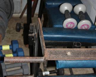 Weight bench & weights