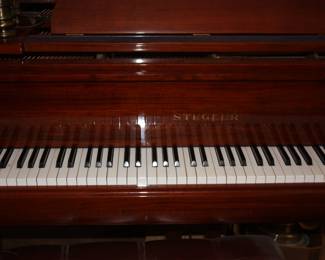 Beautiful Stegler Baby Grand piano   NOTE: Family gave this item away