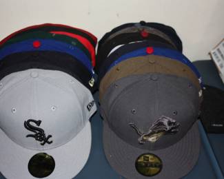 Collection of NEW major league ball caps (some still w/tags)