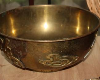 12" brass bowl
