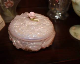 Lefton makeup power jar w/lid