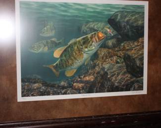 Mat/framed 'Caking the Rap' sign #ed  Randy McGovern  539/1250