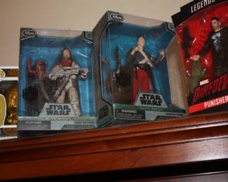 POP Star Wars - Chirrut Imwe/Han Solo/Baze Malbus/Chewbacca/Walter/Chewbacca Gold