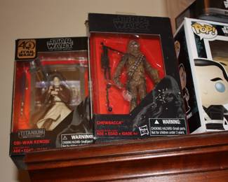 POP Star Wars - Chirrut Imwe/Han Solo/Baze Malbus/Chewbacca/Walter/Chewbacca Gold