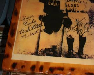 Picture of Babe Ruth (Bustin' Babe) & Lou Gehrig (Larrupin Lou)