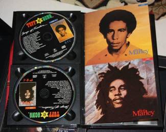EXTREMELY RARE Vintage Bob Marley Box Set - Songs of Freedom Book/Songs of Freedom CD book set/Legend CD/Natural Mystic CD
