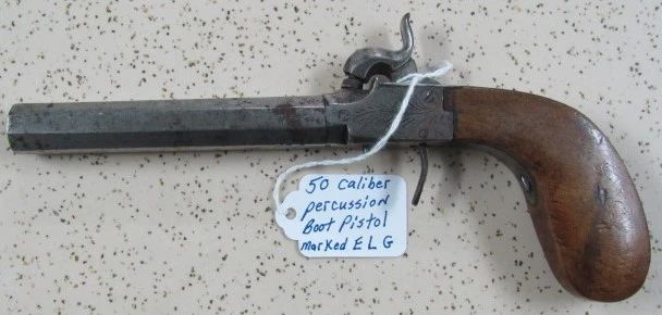 ELG .50 Caliber Percussion Boot Pistol