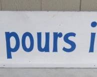 1970's Metal Hand Painted Pepsi Store Display Sign - 12" x 5'