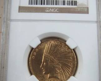 NGC Graded MS 62 - 1932 Gold $10.00 Indian Head Coin