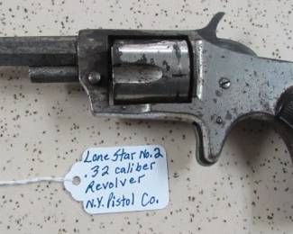 Lone Star No.2 - .32 Caliber Revolver w/Spur Trigger - N.Y. Pistol Company