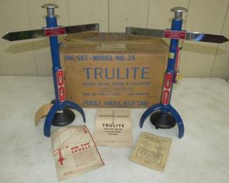 1950's NOS Trulite Automobile Sealed Beam Tester & Adjuster Set in Box w/Paperwork