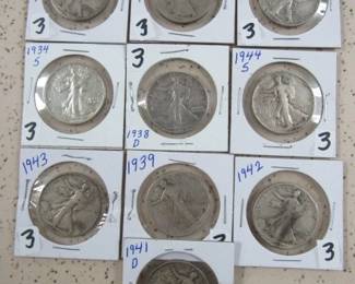 Walking Liberty Half Dollars