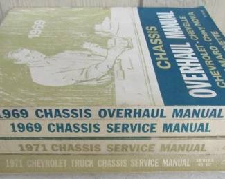 1969 & 1971 Chevy Shop Manuals 