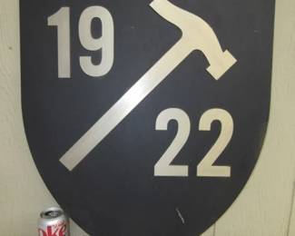 Metal Tradesman Sign