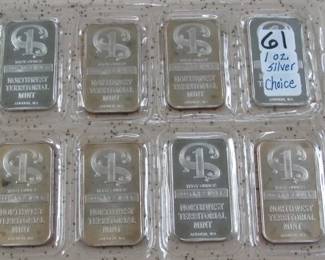 1 oz. Silver Bars