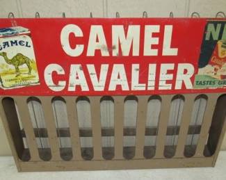 1960's Camel Cavalier Cigarettes Store Display Rack