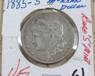 1885-S Morgan Silver Dollar