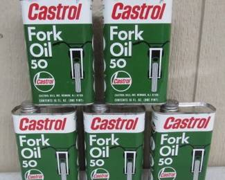 New Old Stock Unopened Castrol Fork Oil