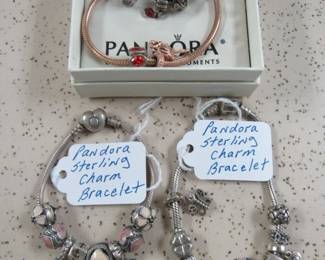 Pandora Sterling Charm Bracelets
