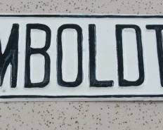 1936 Humboldt, TN License Plate Topper - Very Hard to Find!