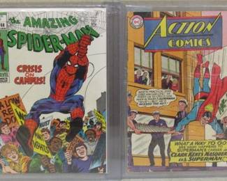 12 Cent Comic Books - Spider-Man & Superman