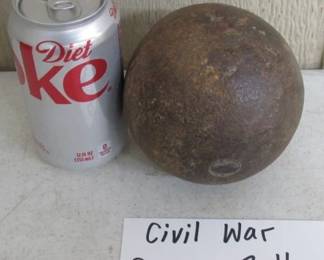 Civil War Cannon Ball