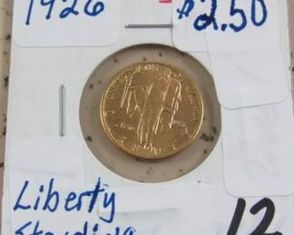 1926 Liberty Standing $2.50 Gold Coin