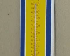 39" Metal Chevrolet Thermometer