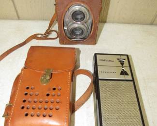 Silvertone Transistor Radio & First Flex Camera