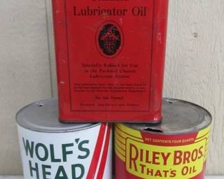 Early Oil Cans