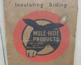 1930's - 1940's Mule-Hide Salesman Samples House Siding (Siding Inside - See Next Photo)