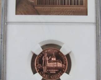 NGC 2009 Professional Life BU First Day Ceremony Lincoln Cent