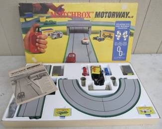 1967 MatchBox Motorway Play Set in Box w/Paperwork