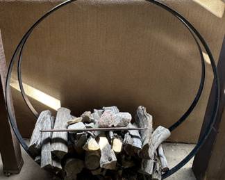 Artisan Fire Wood Glode Log Holder