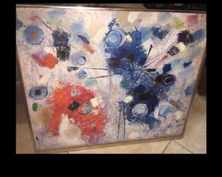 Vintage original signed art by Morgan