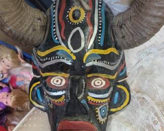 Mexican handmade vintage mask