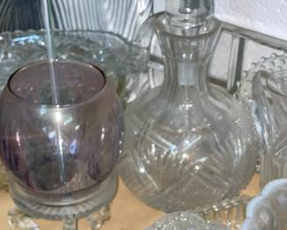 Assorted crystal all vintage